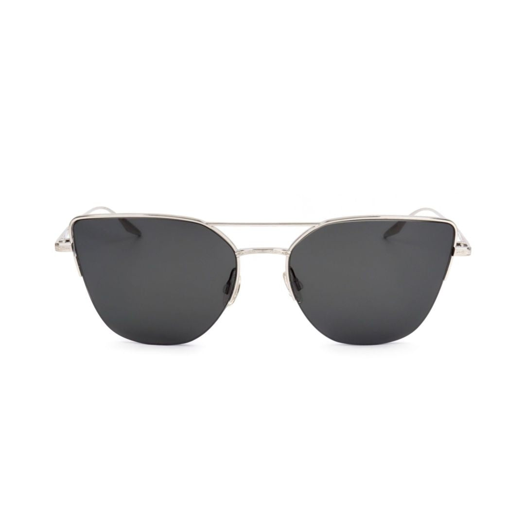 Barton Perreira Bp0090 582Ax Sleek Silver Cat-Eye Sunglasses With Minimalist Charm