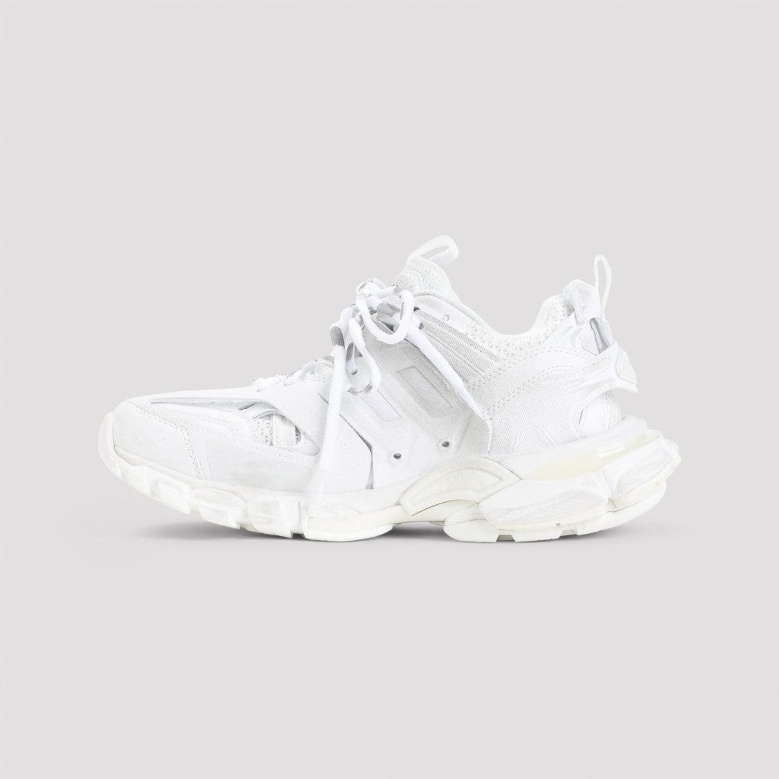 Balenciaga Track White And Black Polyurethane Sneakers