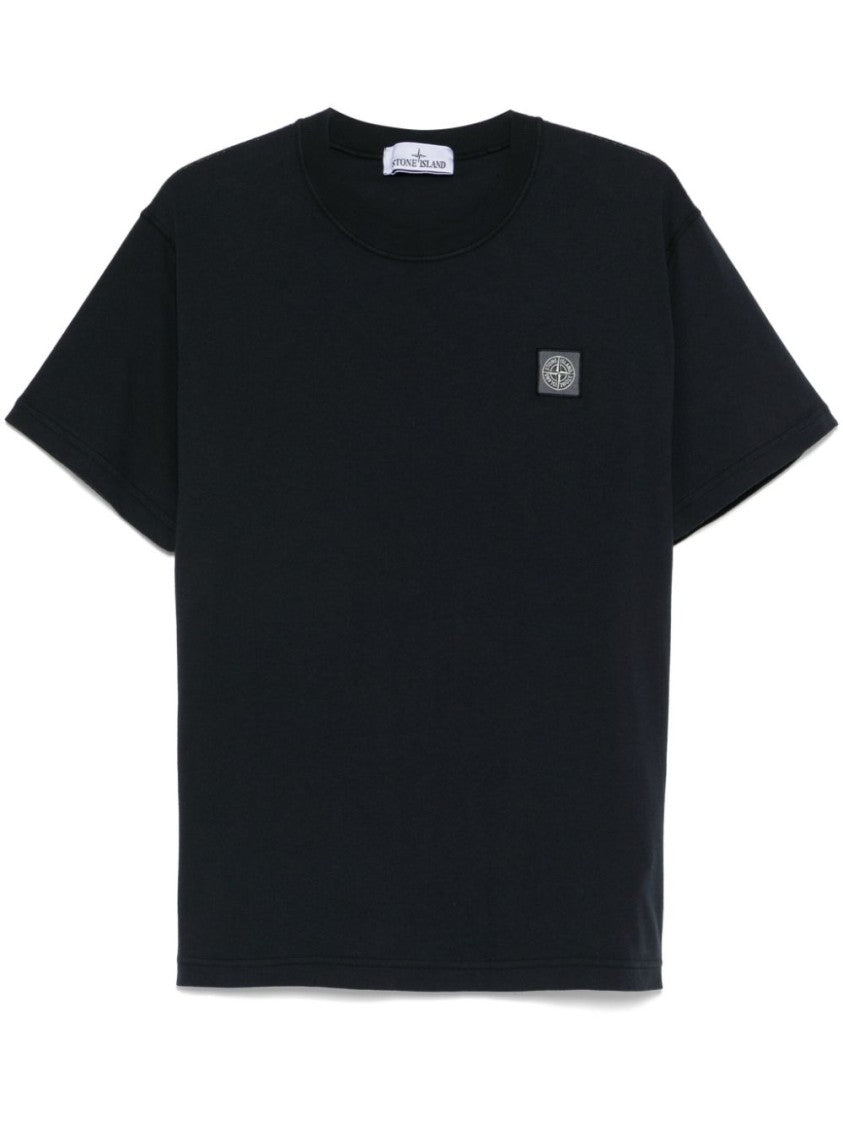 Stone Island Relaxed-Fit Black T-Shirt