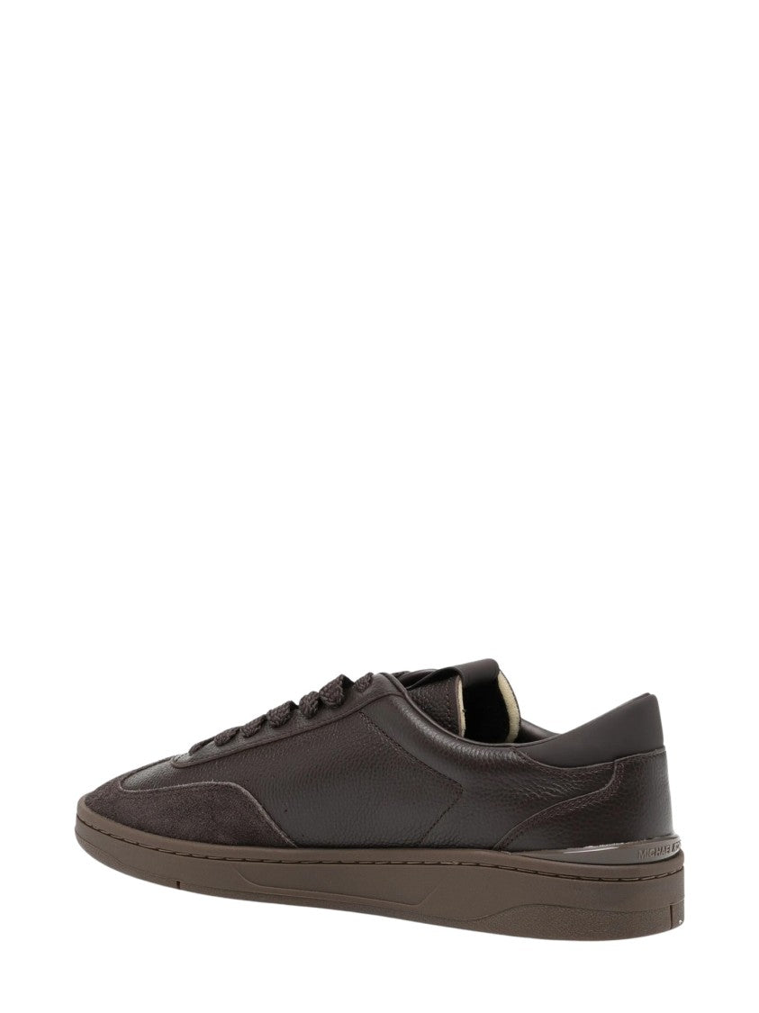 Michael Kors Wilton Textured Leather Suede Low-Top Sneakers