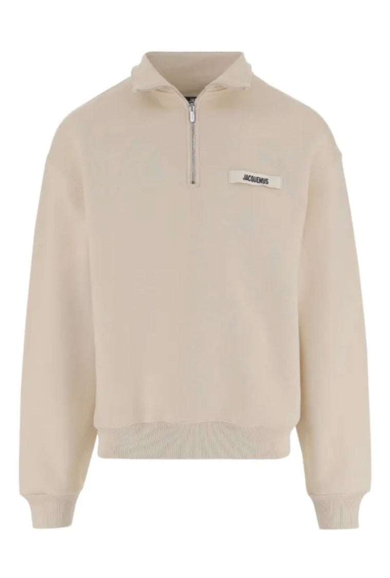 Jacquemus Relaxed Fit Cotton Fleece Sweater