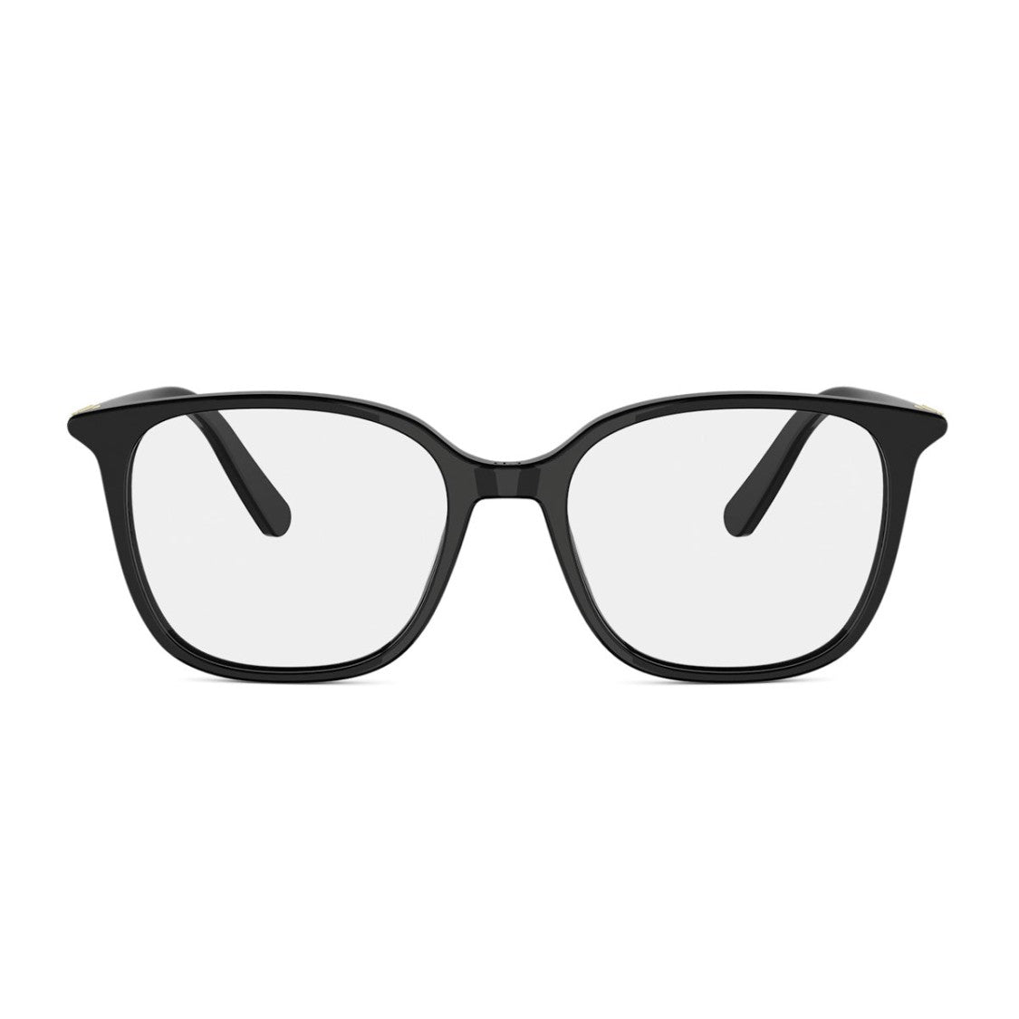 Dior Glossy Black Acetate Eyewear With Metallic Details