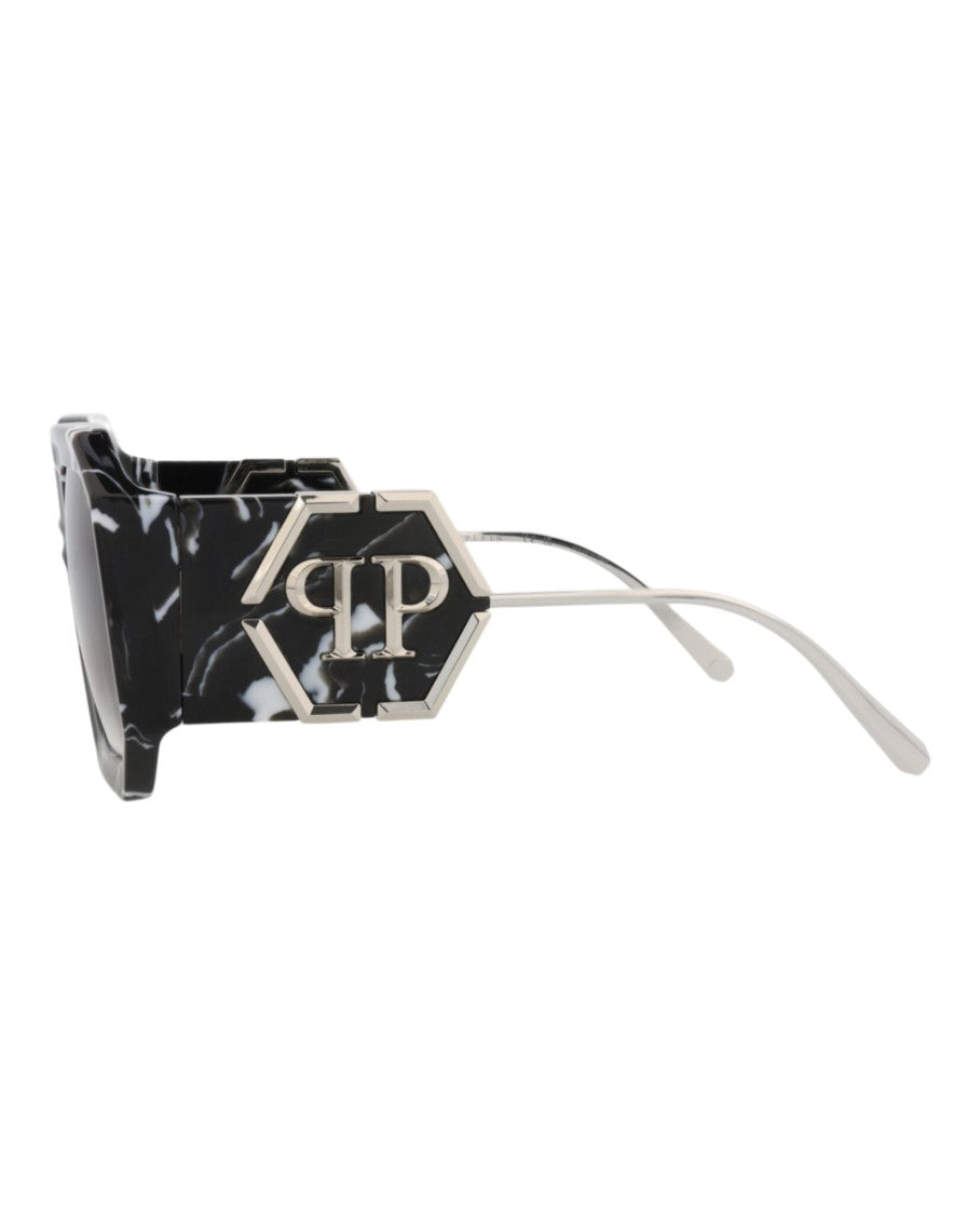 Philipp Plein Square-Frame Acetate Sunglasses With Gradient Tinted Lenses
