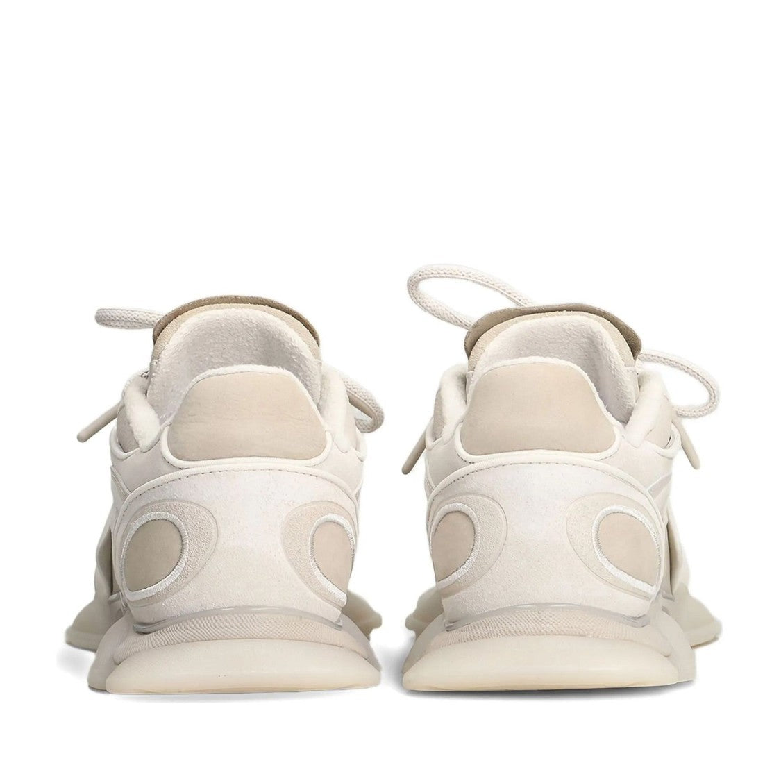 Axel Arigato White Eris Layered Textured Panels Chunky Sole Sneakers