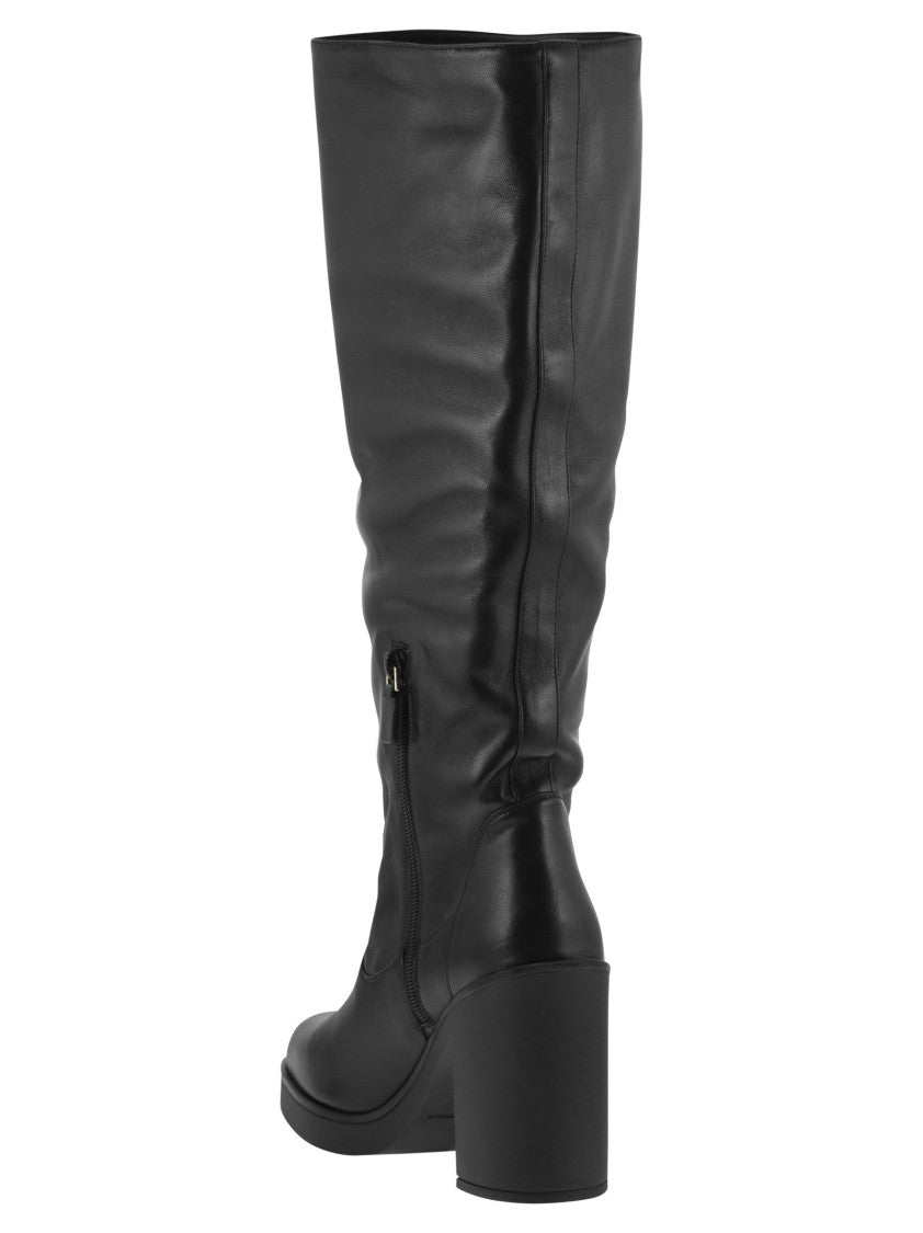 Stuart Weitzman Bethenny 80 - Leather Boot
