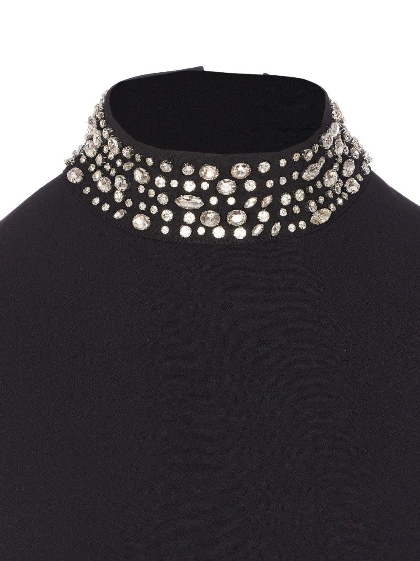 Liu Jo Mini Dress With Rhinestone Embellishments