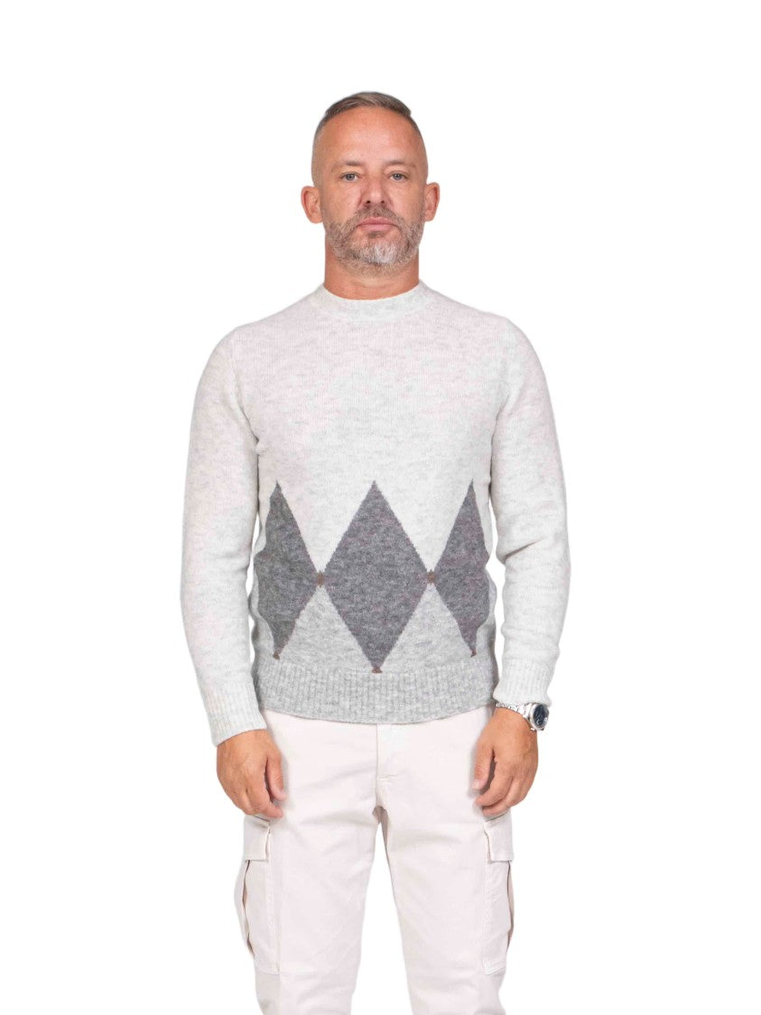 Ballantyne Argyle Crew Neck Sweater