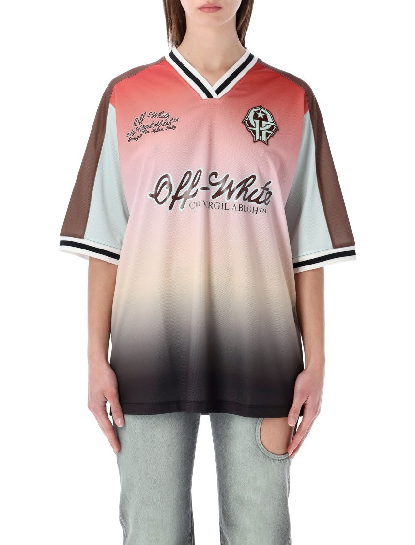 Off-White Off White Gradient Raglan Football Shirt