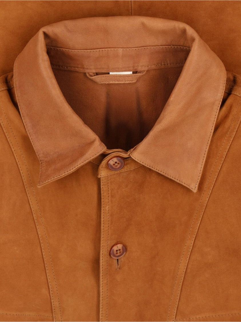 Sunflower Suede Shirt – Brown
