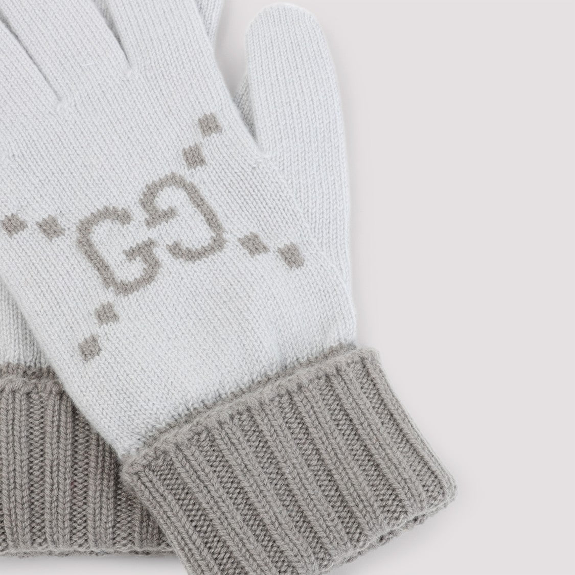 Gucci Knit Cashmere Gloves With Interlocking Initials