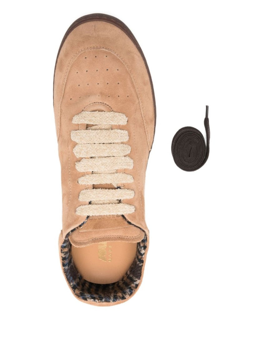 Soldini Beige Suede 80 Sneakers