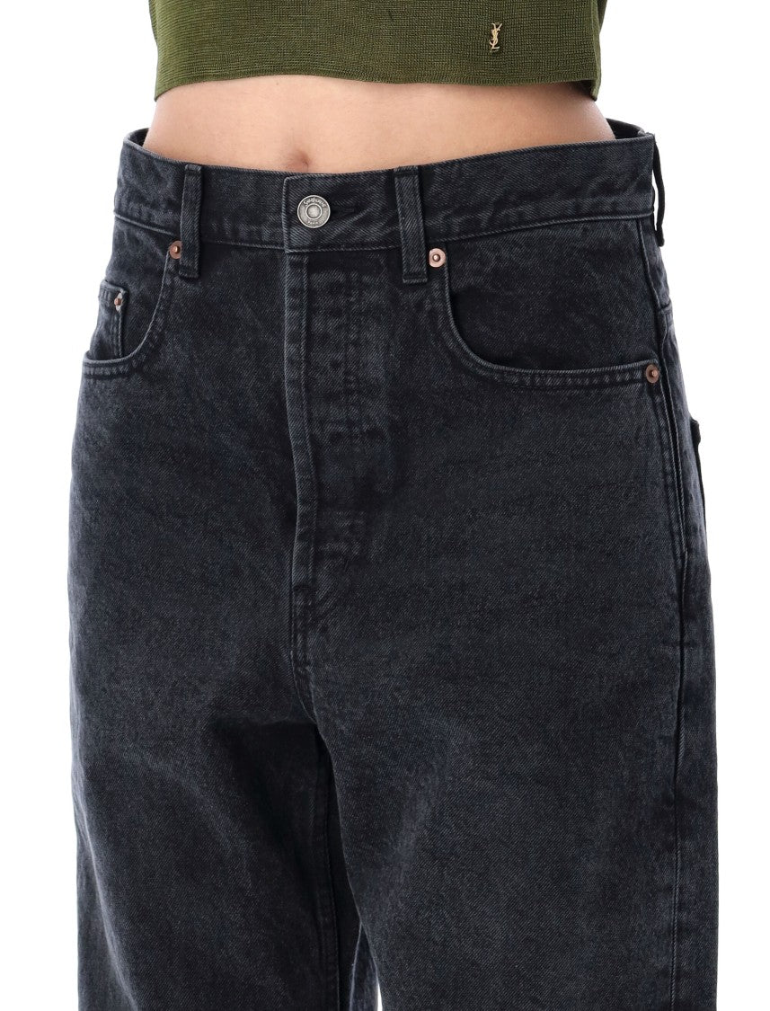 Saint Laurent Used Paris Denim Carrot-Fit Jeans