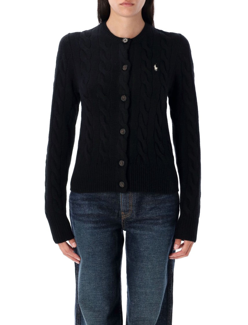 Polo Ralph Lauren Cable Knit Wool-Cashmere Slim Cardigan