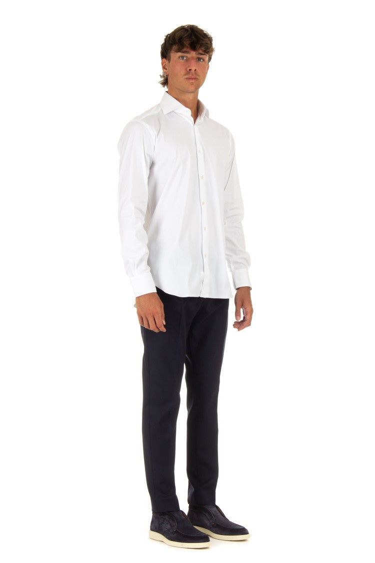 Barba Black Label Stretch Poplin Shirt