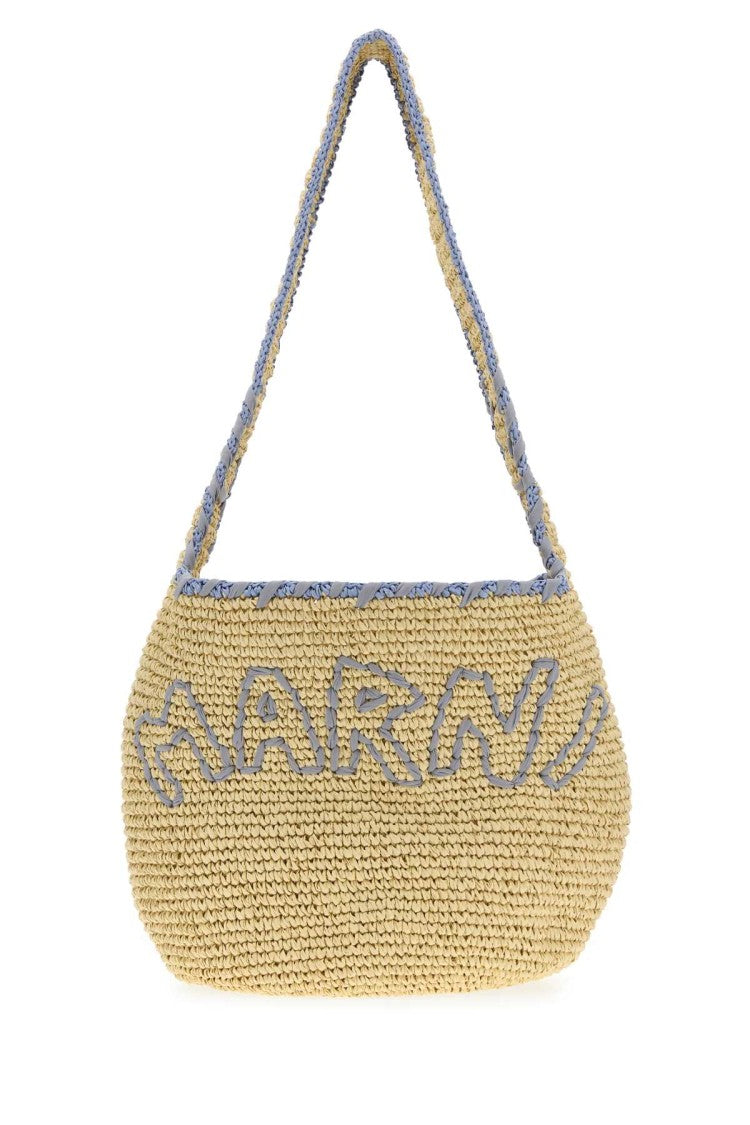 Marni Raffia Shopping Bag