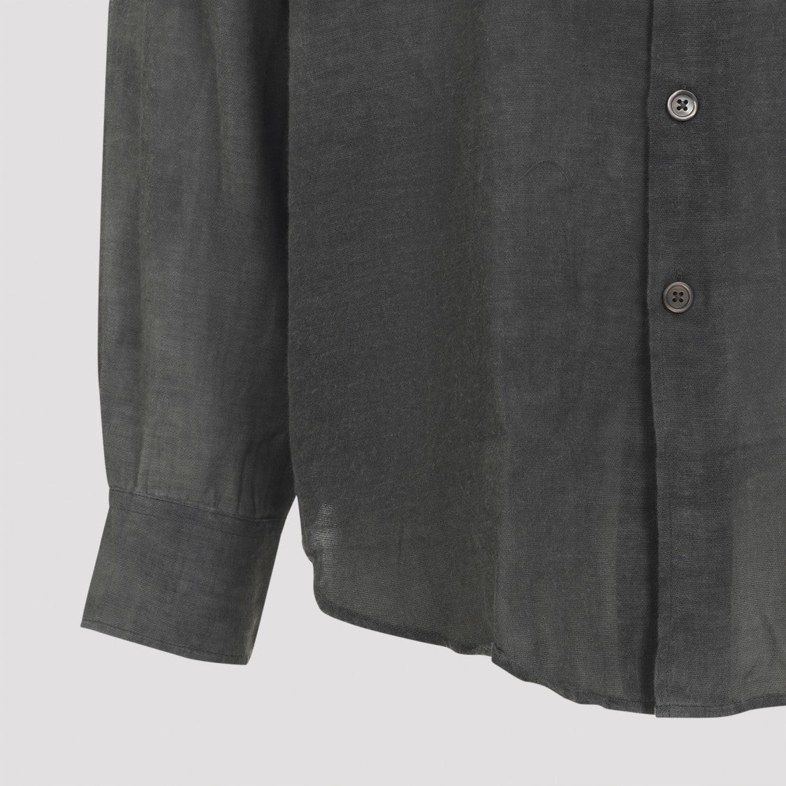 Our Legacy Cotton-Wool Blend Casual Shirt With Classic Collar