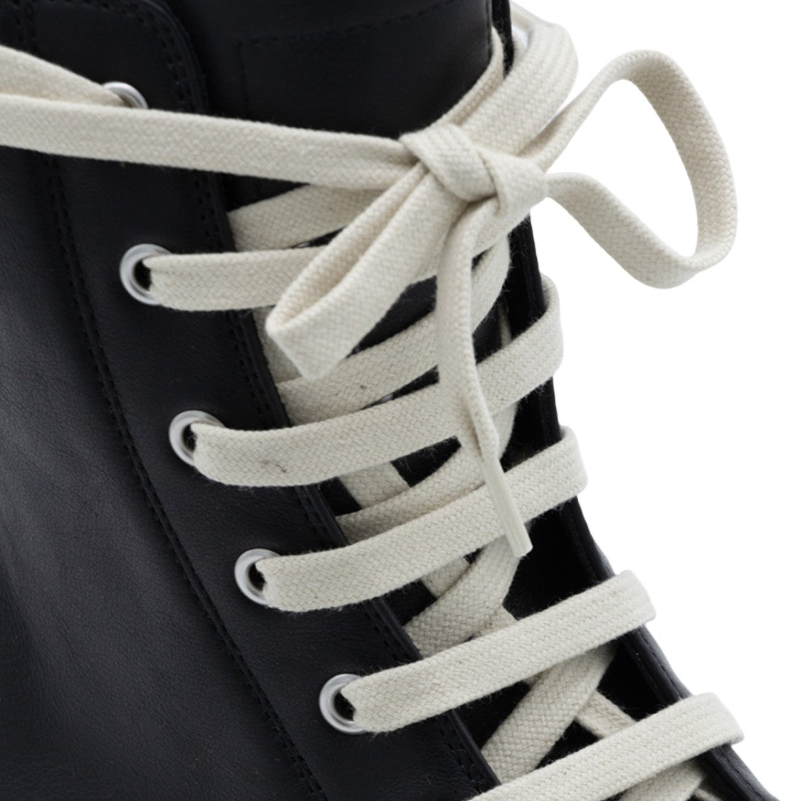 Rick Owens High-Top Platform Sneakers With Padded Ankle Collar
