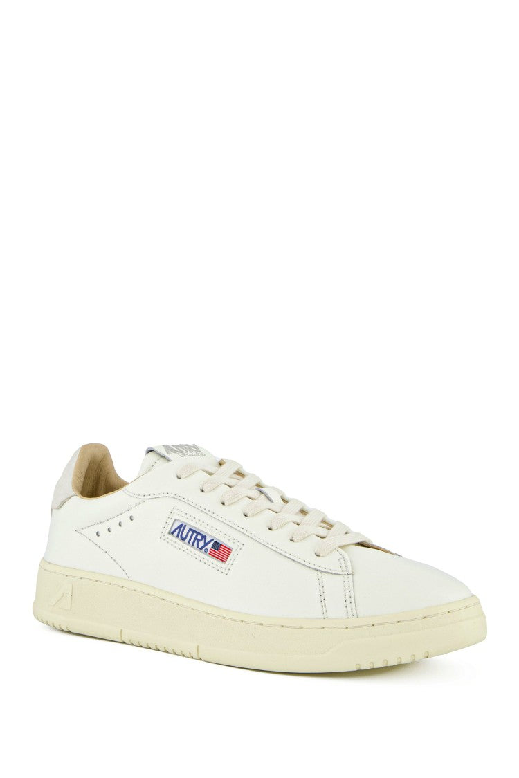 Autry Dallas Canvas Low-Top Sneakers - White