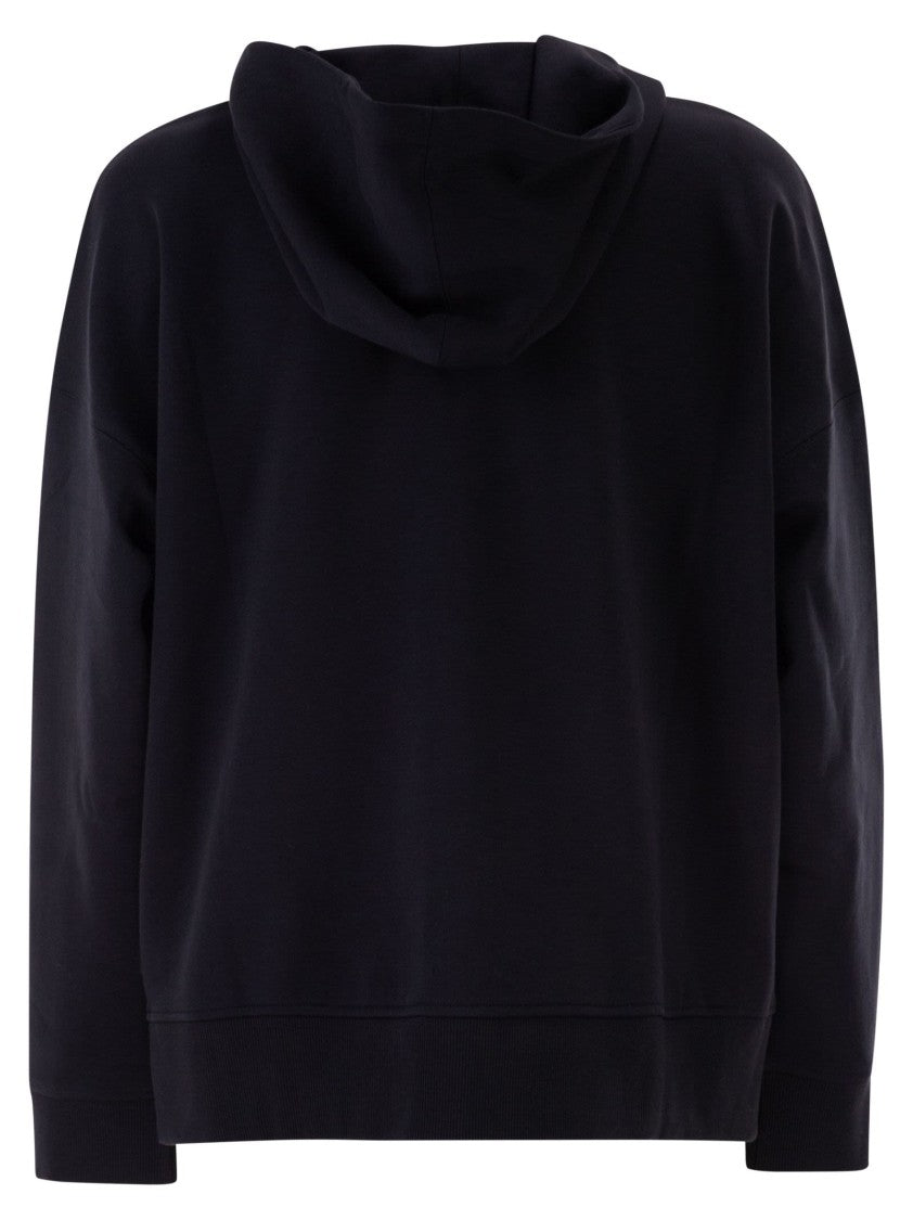 Max Mara Smmjour - Technical Jersey Zip-Up Sweatshirt