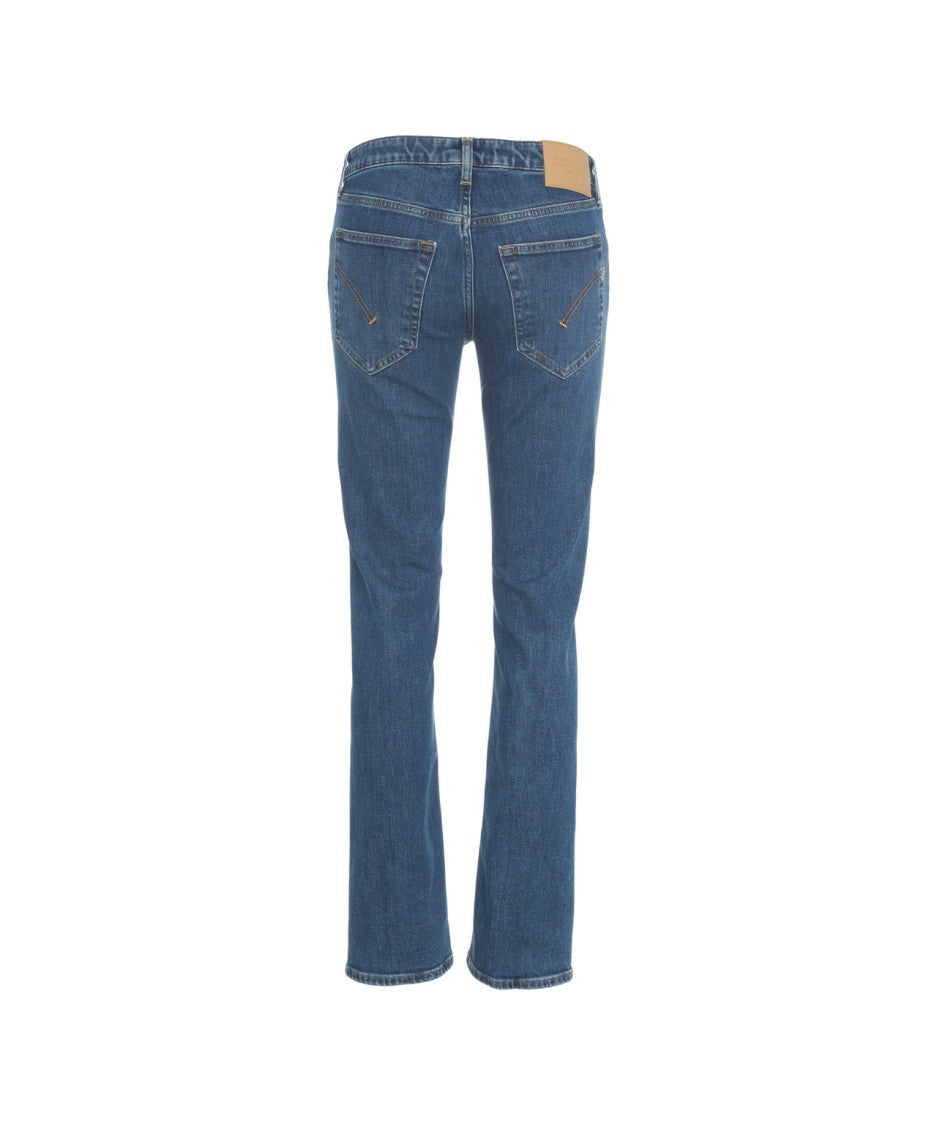 Dondup Skinny Jeans With Classic Five-Pocket Design And Button Closure