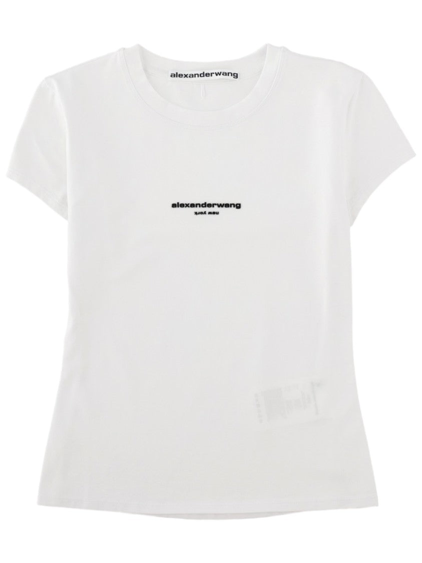 Alexander Wang Minimalist Slim Fit Logo T-Shirt