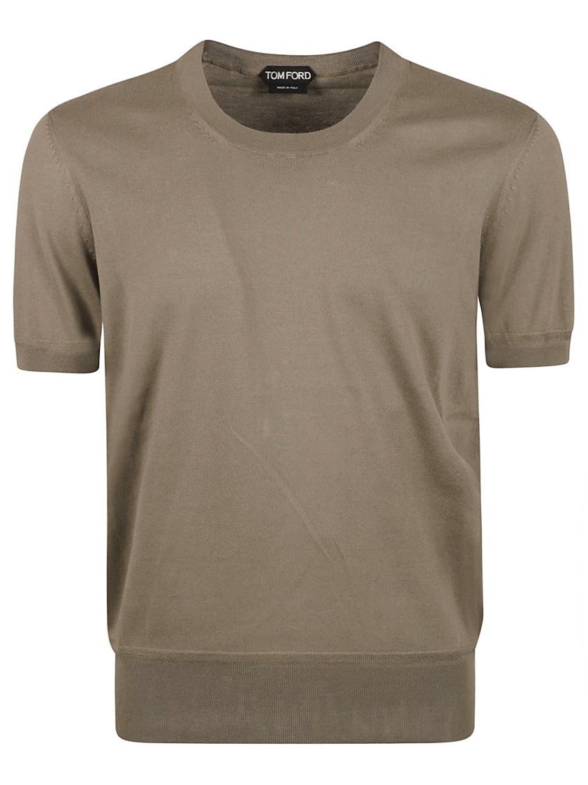 Tom Ford Classic Crew Neck T-Shirt With Fitted Silhouette