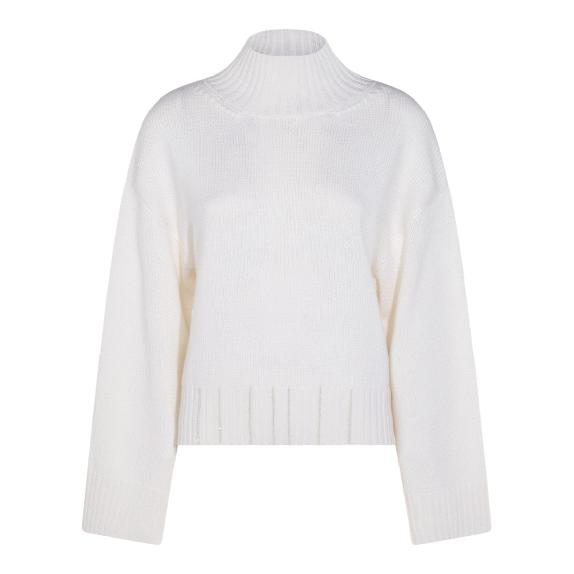 Fabiana Filippi High Ribbed Mock Neck Sweater