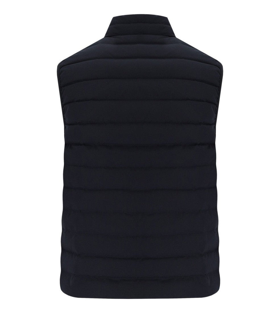 Emporio Armani Essential Navy Blue Quilted Vest