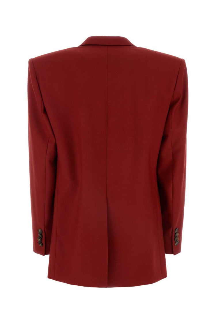 Stella Mccartney Tiziano Red Wool Oversize Blazer