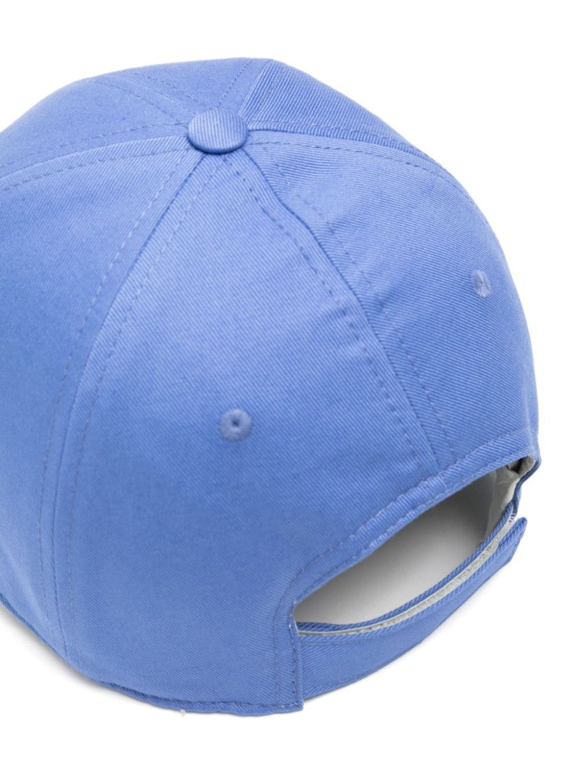 Marni Logo-Embroidered Baseball Cap In Cornflower Blue