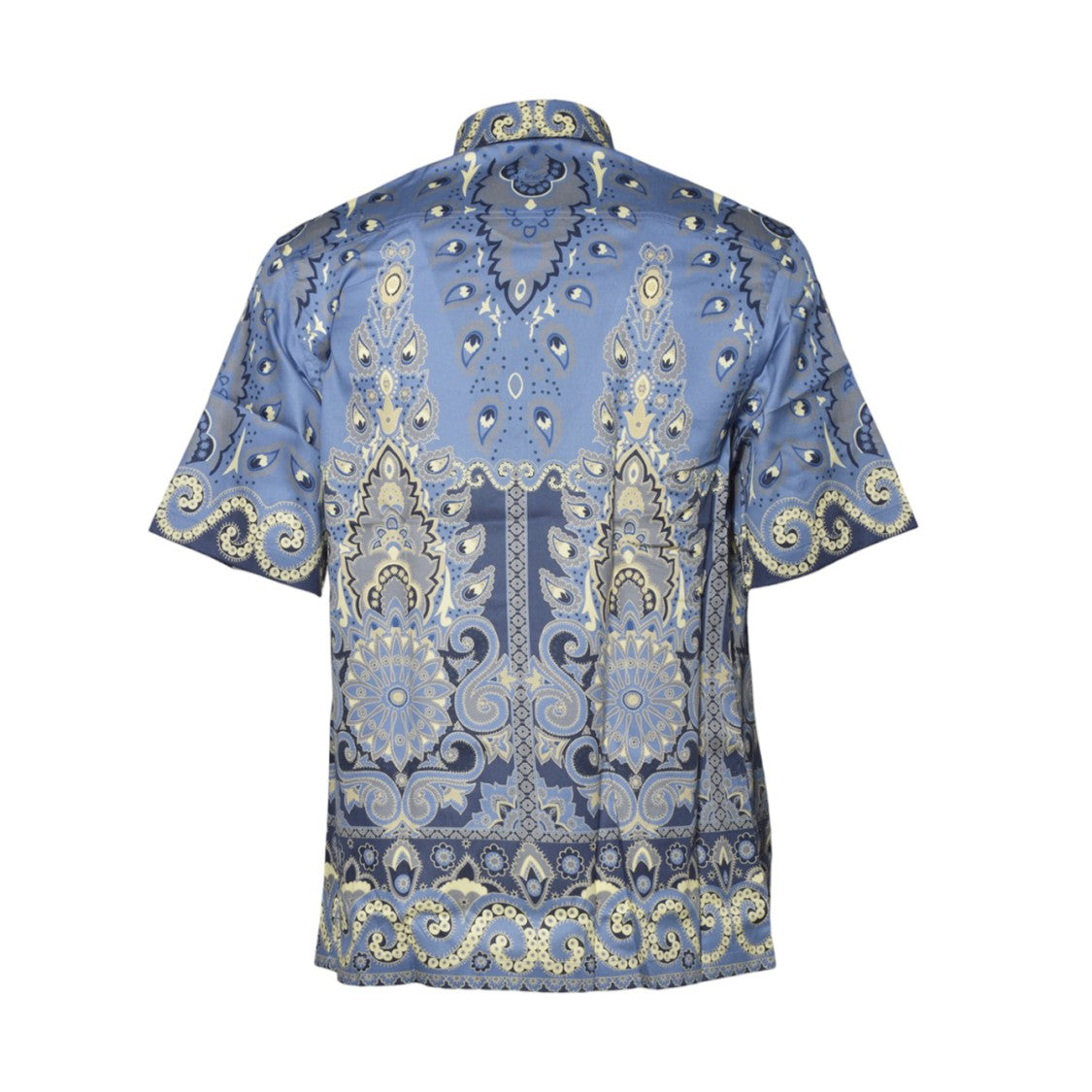 Etro Oversized Short-Sleeved Shirt In Printed Air Force