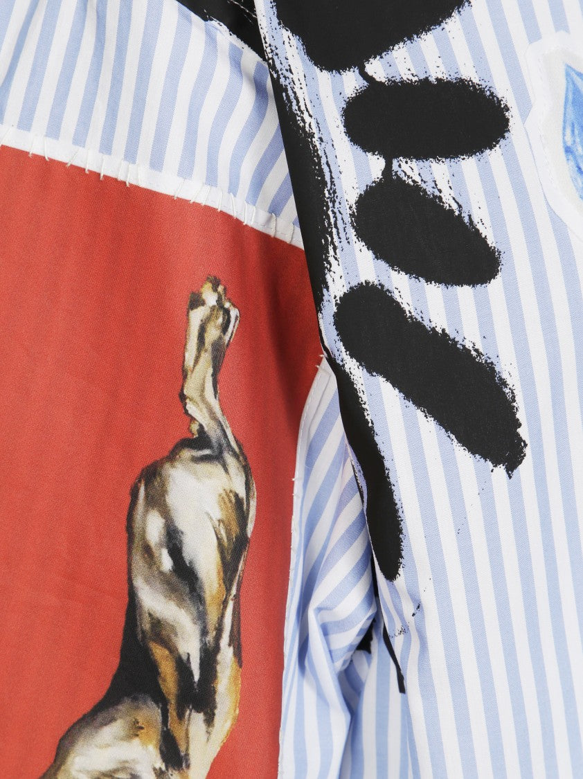 Marni Short-Sleeved Shirt With Eclectic Patterns