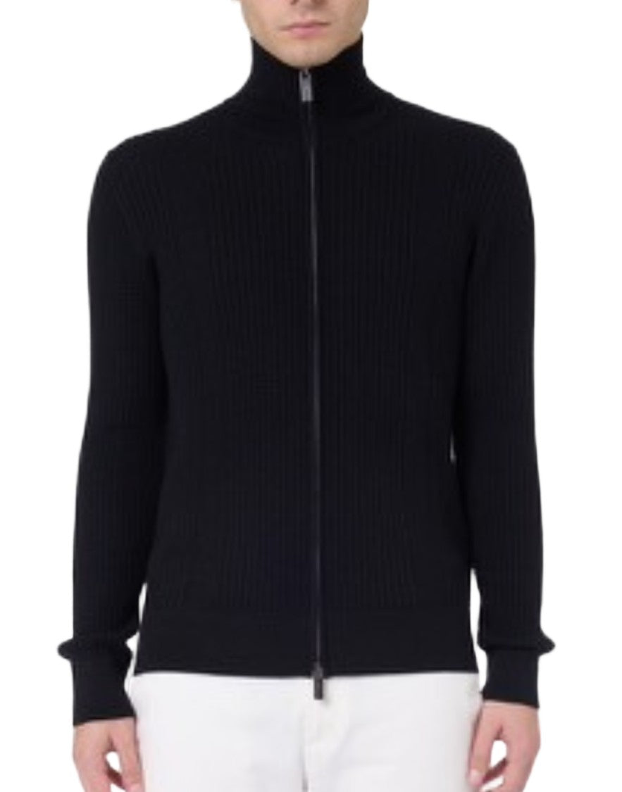 Paolo Pecora High-Neck Full-Zip Cardigan