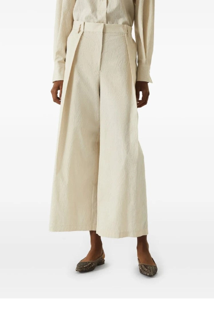 Brunello Cucinelli Tailored High-Waist Wide-Leg Trousers