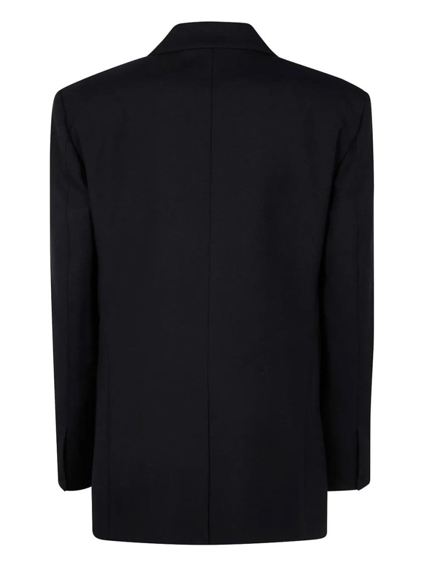 Pinko Tailored Black Blazer With Notched Lapels