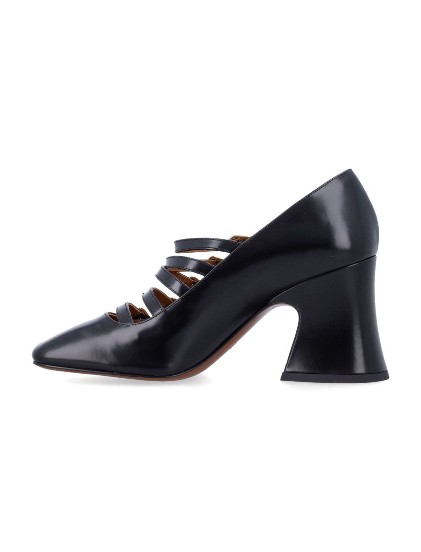 Chloé Jani Maryjane Pointed Toe Block Pumps