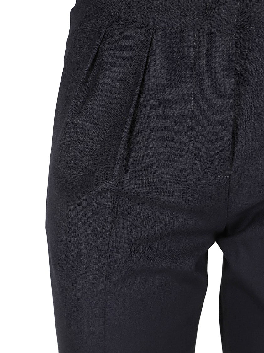 Fabiana Filippi Tailored Black Trousers With Straight Leg