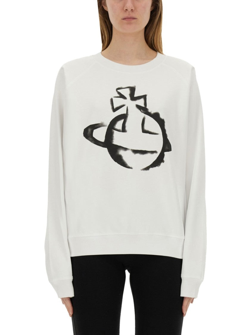 Vivienne Westwood "Stencil Orb Raglan" Sweatshirt