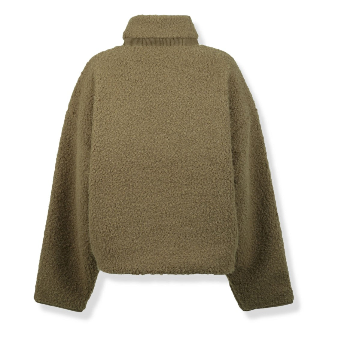 Entire Studios Plush Brown Pile Jacket With Ribbed Detailing