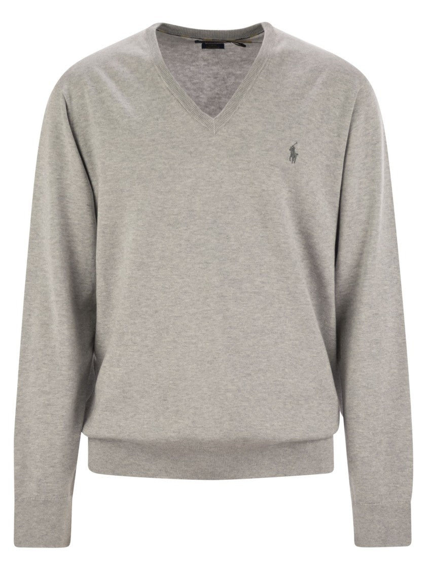 Polo Ralph Lauren Slim-Fit Cotton Jersey With V-Neck