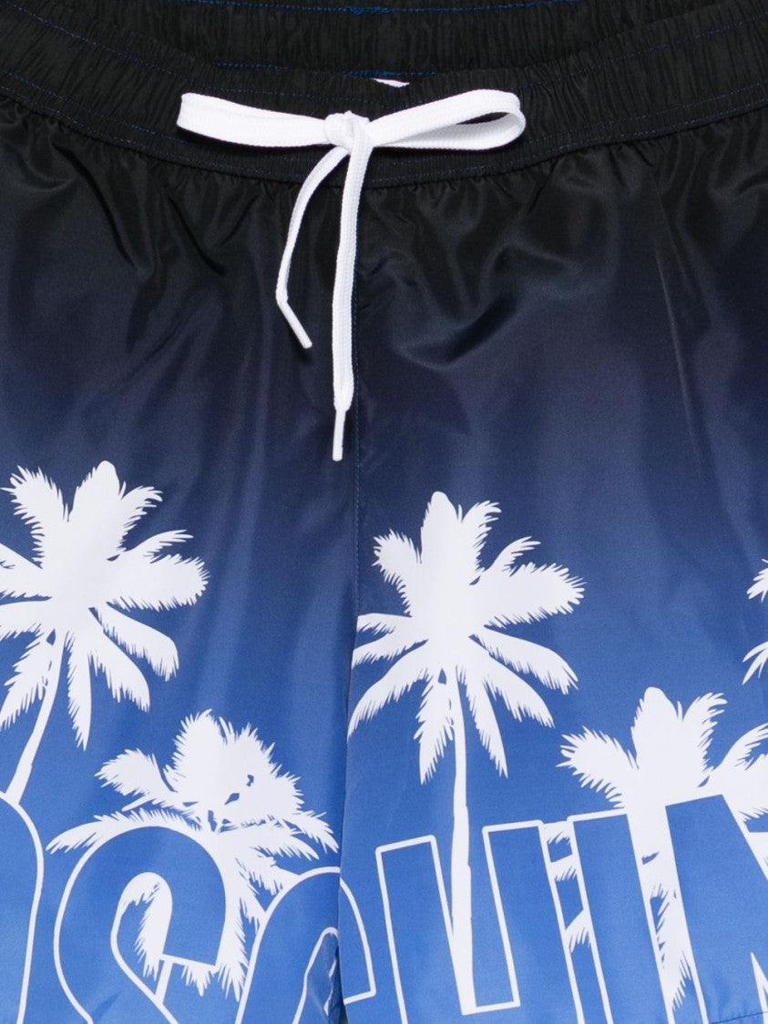 Moschino Silk And Nylon Lightweight Mesh Swimwear