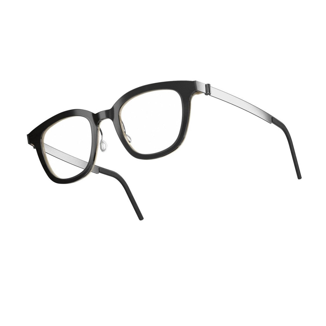 Lindberg Black 1862 Titanium-Blend Square Sunglasses