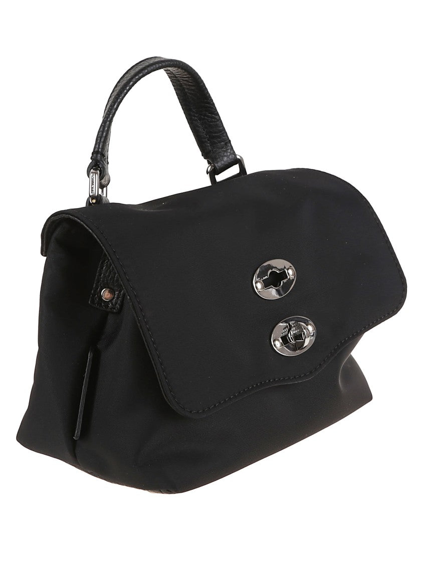 Zanellato Black Calf Leather Shoulder Bag