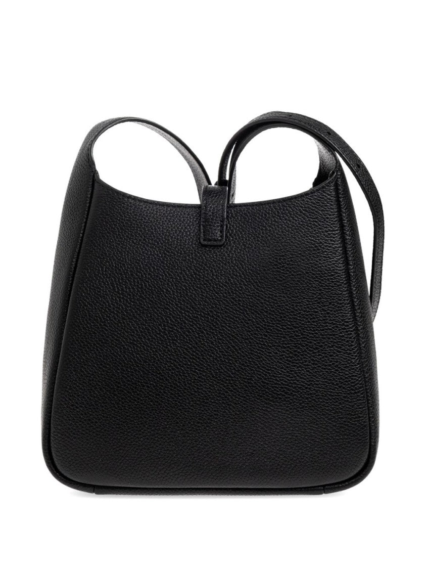 Tory Burch Black Miller Swing Grained Leather Shoulder Bag