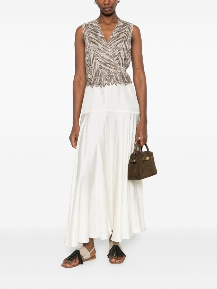 Brunello Cucinelli Sleeveless V-Neck Tops
