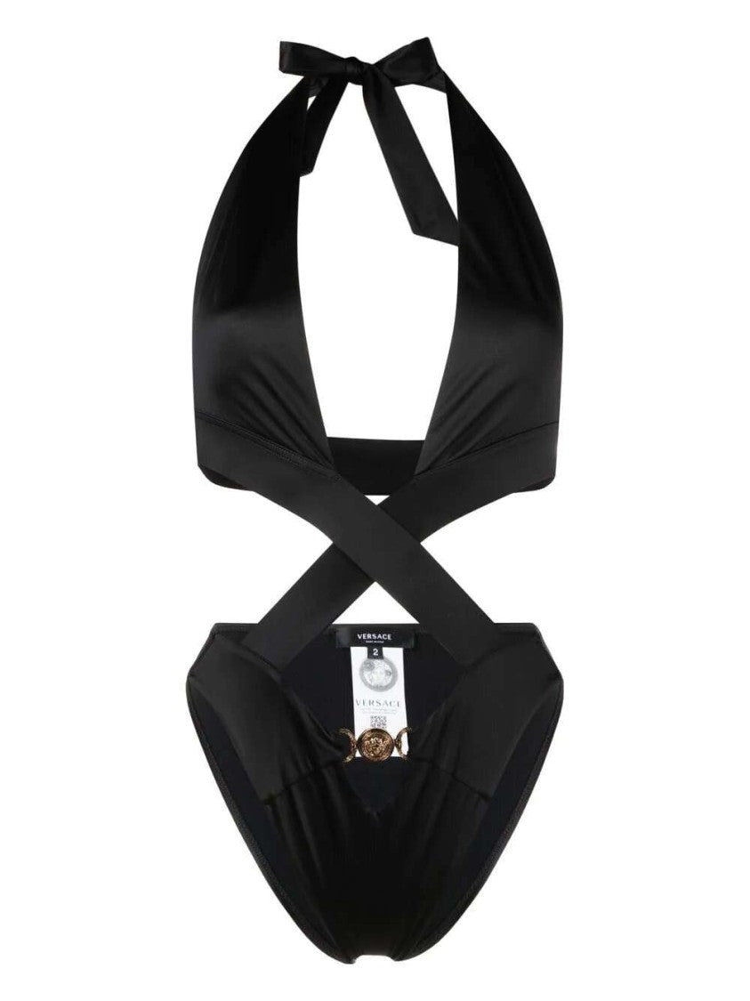 Versace Medusa Tie-Fastening One-Piece
