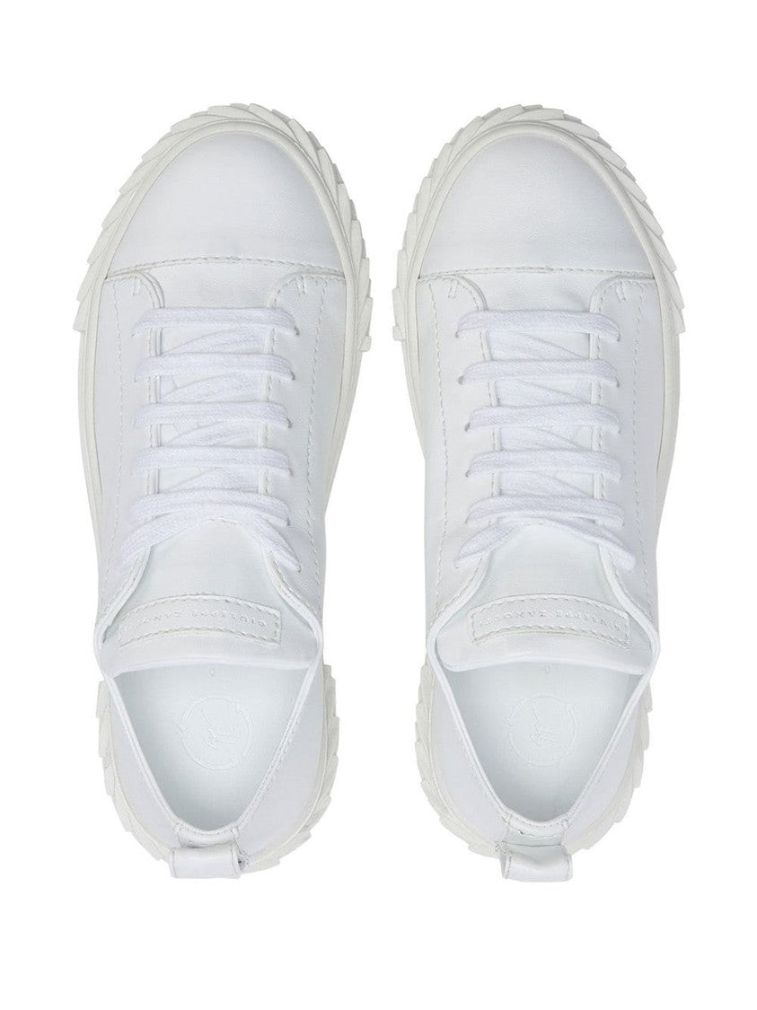 Giuseppe Zanotti White Sneakers With Textured Rubber Sole