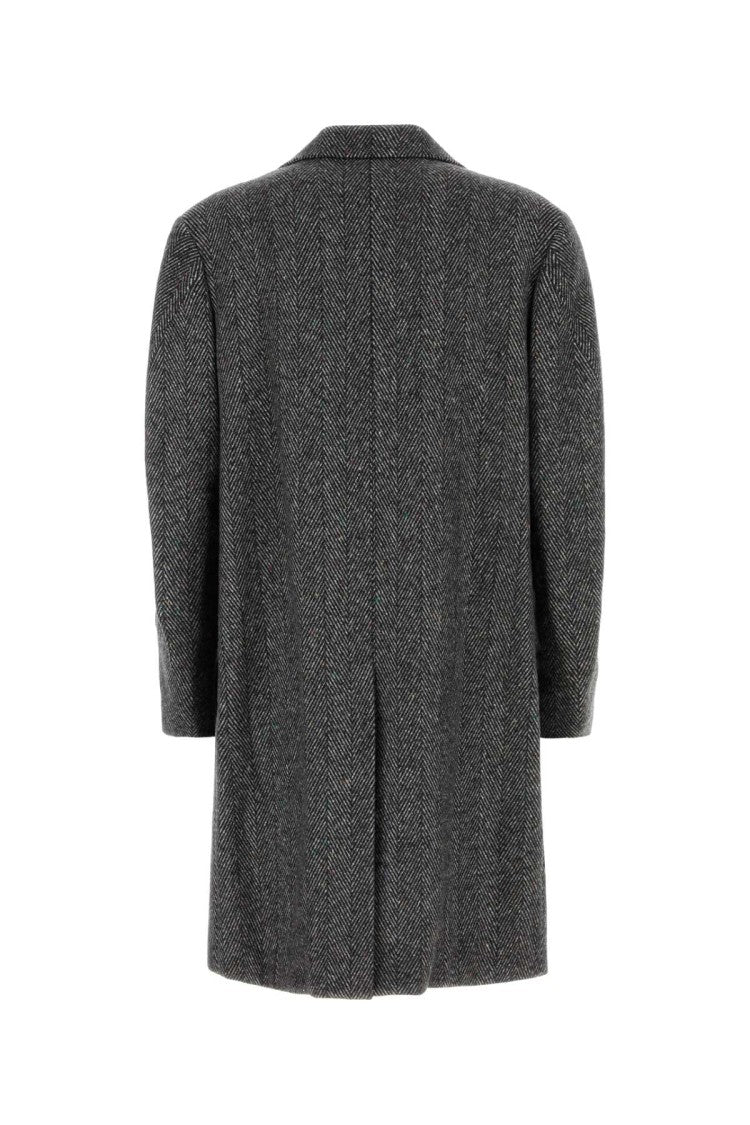 Givenchy Embroidered Wool Blend Coat
