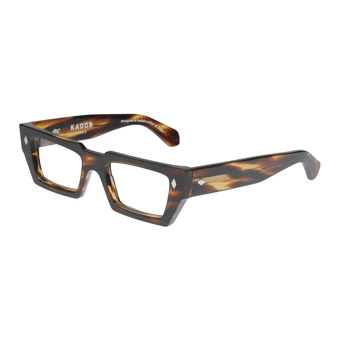 Kador Disko Bold Tortoiseshell Sunglasses With Diamond Accents
