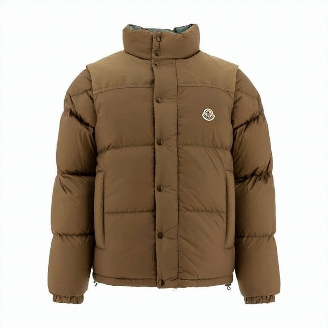 Moncler High-Collar Padded Jacket With Front Closure